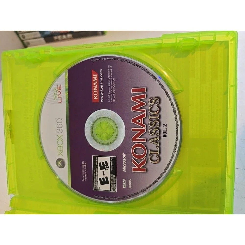 Konami Classics Vol 2  for Xbox 360 CIB tested/working Disc Only